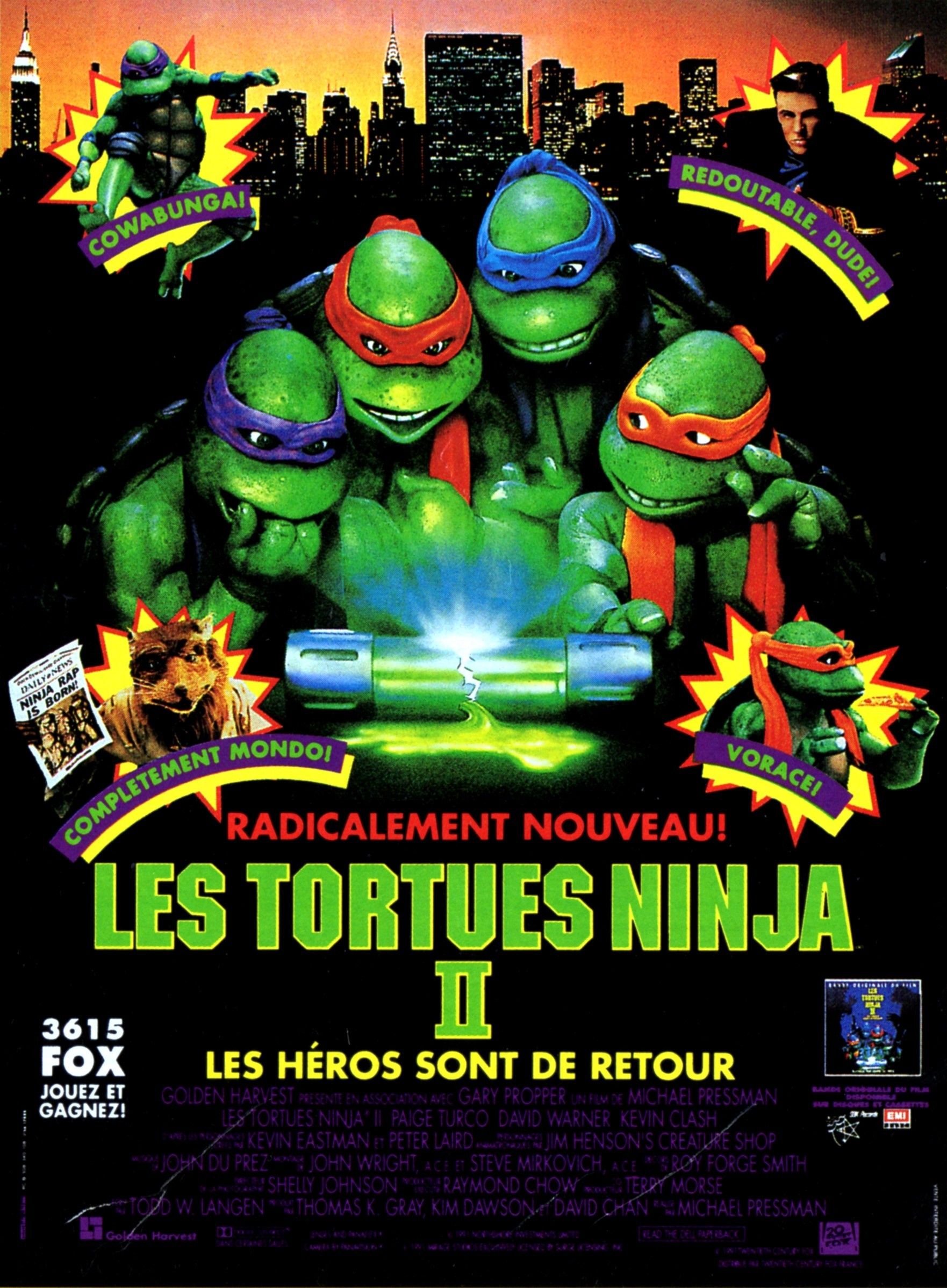 FR: Les Tortues Ninja II Les Héros Sont De Retour (1991)